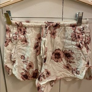 Brandy Melville floral shorts